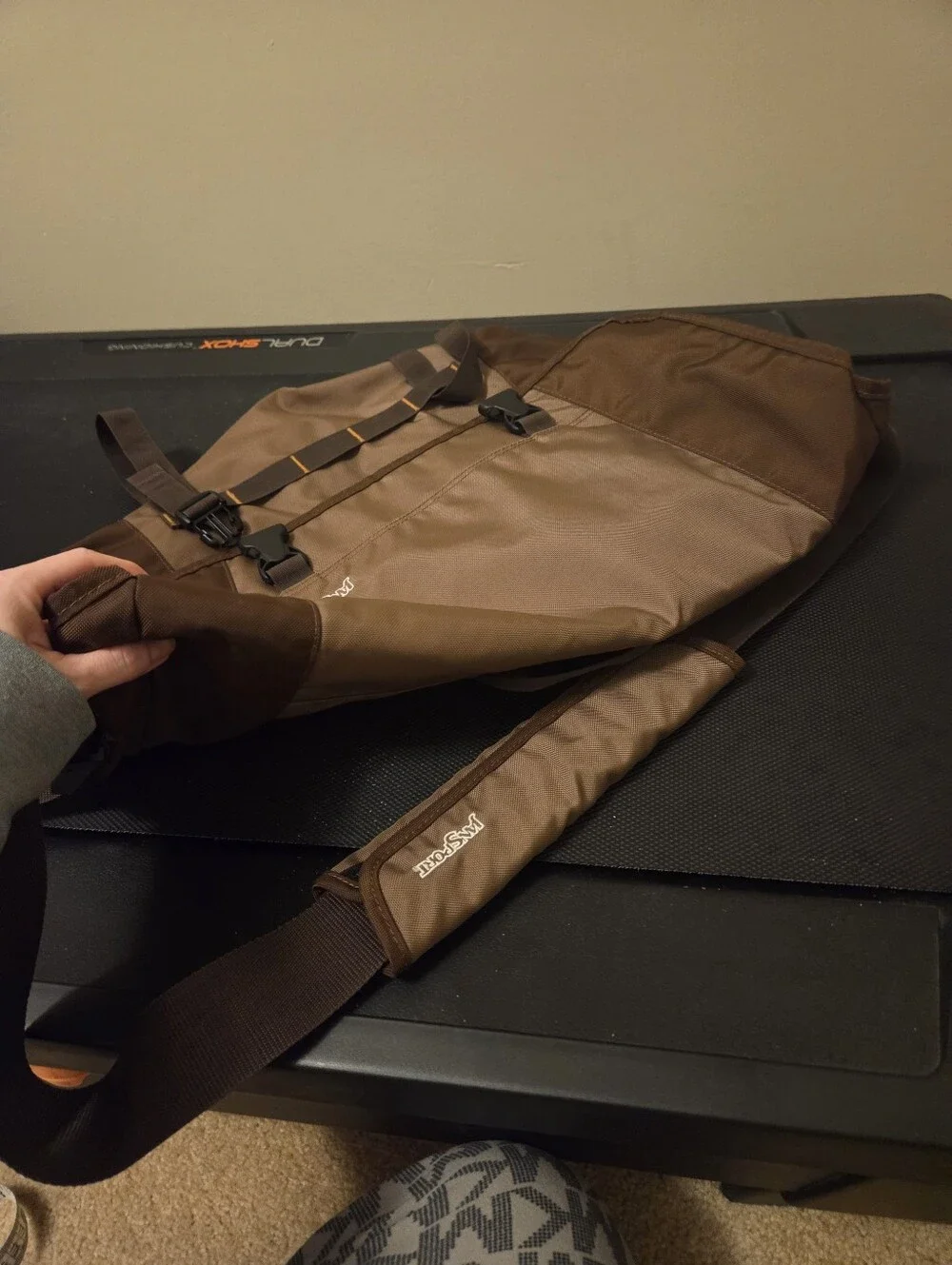 BROWN JANSPORT LAPTOP  MESSENGER Bag